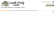 Tablet Screenshot of lamoillefamilycenter.org